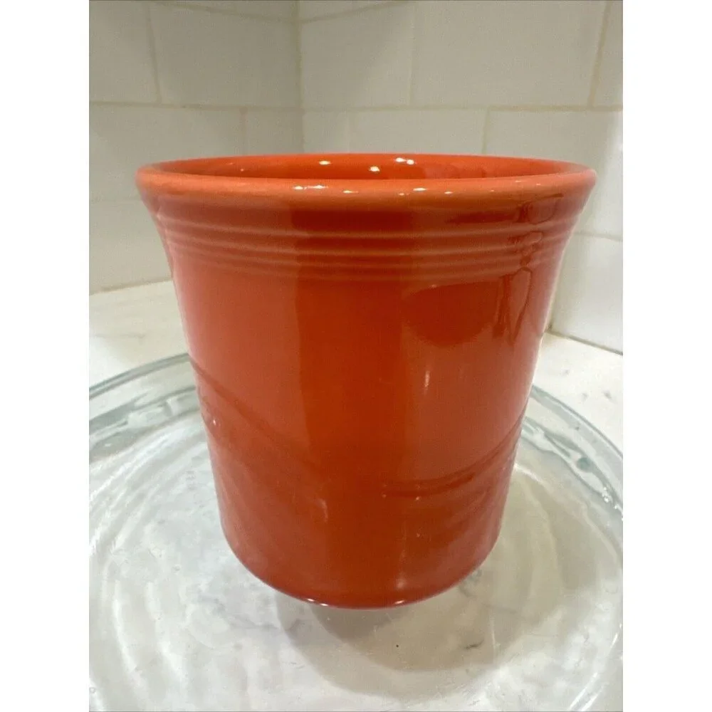 Fiestaware Persimmon Ring Handled Mug Fiesta Tom and Jerry Mug Retired Orange